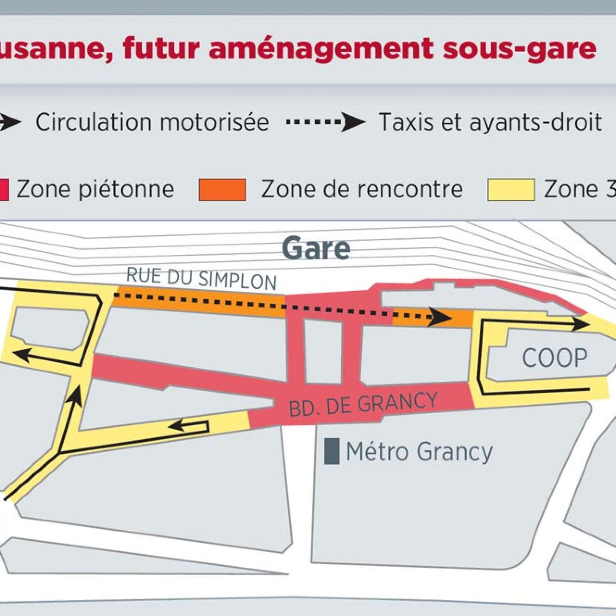 Lausanne a choisi son projet pour deux places sous-gare ...