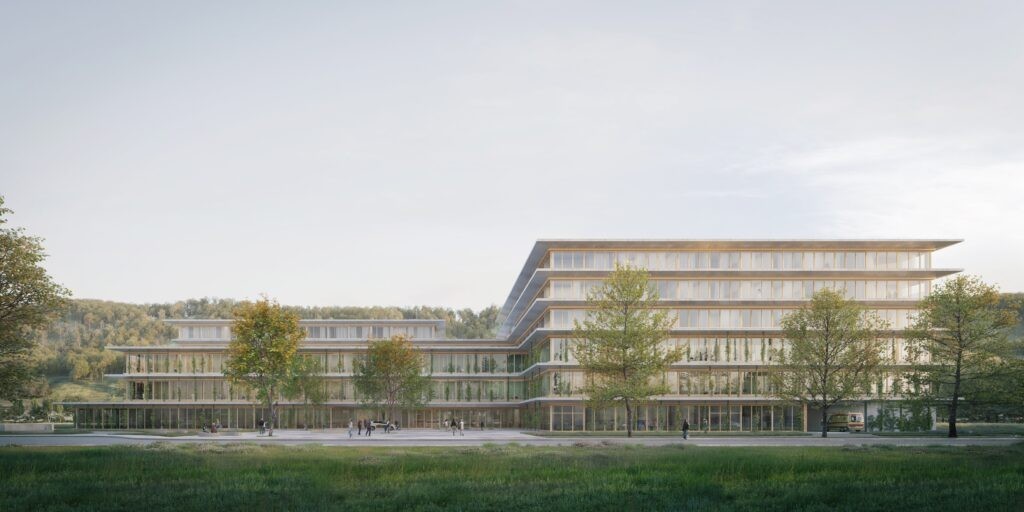 Voici à quoi ressemblera un jour le nouveau centre hospitalier des Marais-de-Brügg