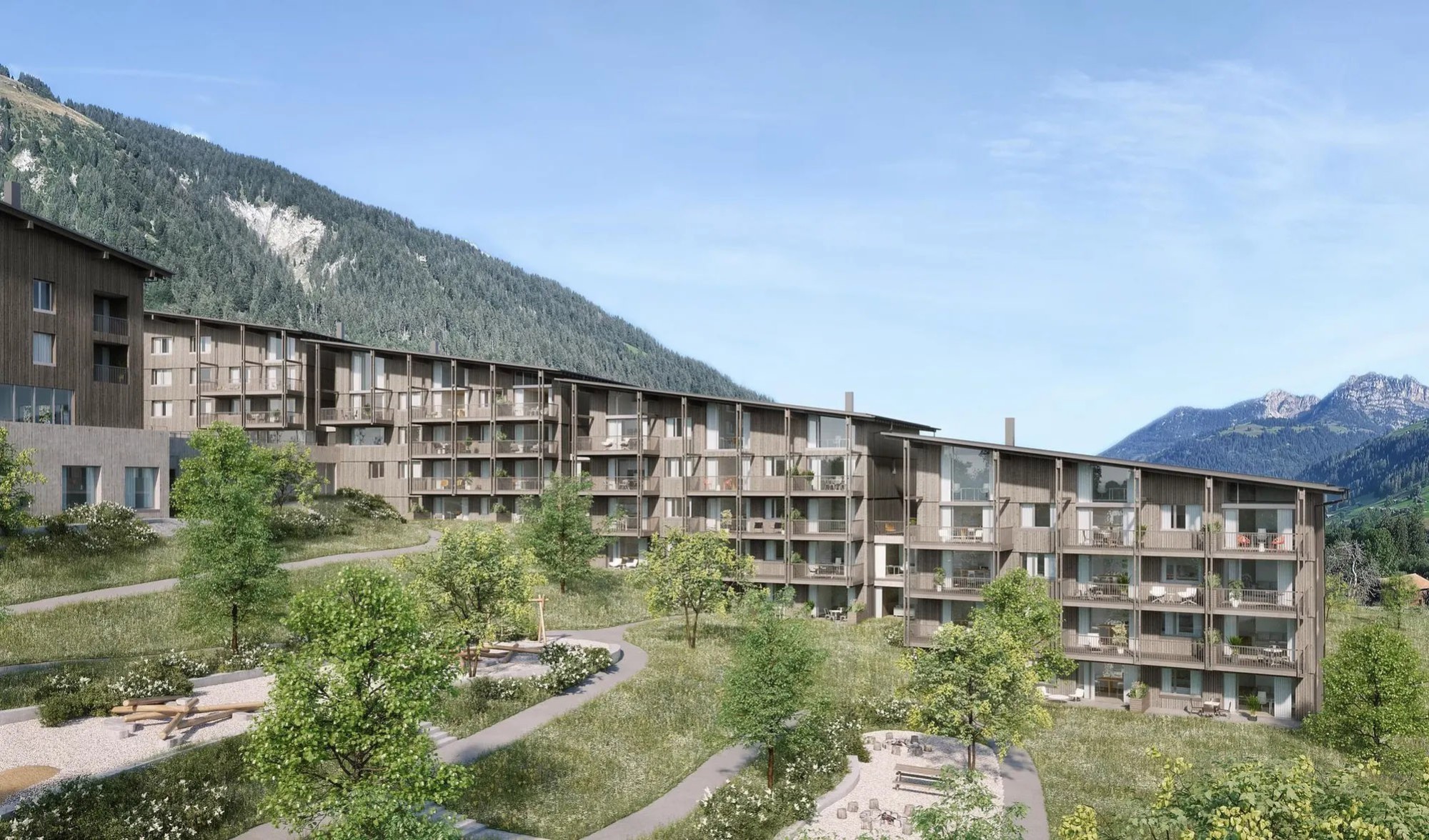 Voici à quoi devrait ressembler d'ici 4 ans le nouveau village de vacances Reka à Lenk dans le canton de Berne.