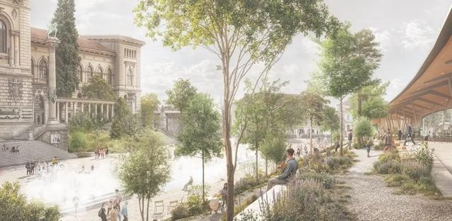 Les travaux de réaménagement se poursuivront jusqu'en 2028, à l'issue desquels la place sera mise en valeur avec des espaces verts et conviviaux, offrant un cadre agréable et accueillant pour la population lausannoise.