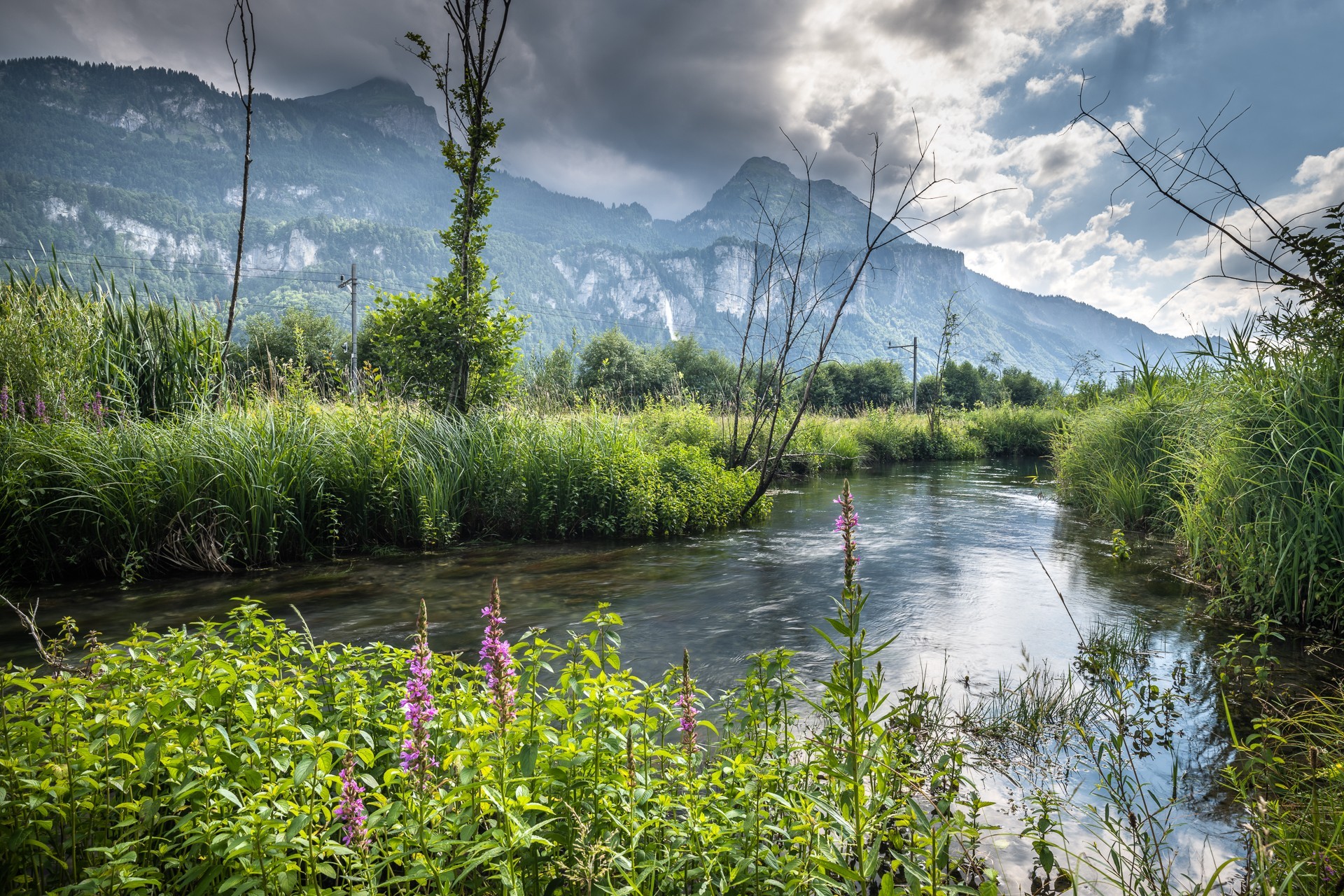 La révision devait permettre d'adapter la loi cantonale sur la protection de la nature aux prescriptions fédérales, comme illustré par la renaturation de Hüsenbach, dans la commune de Meiringen.