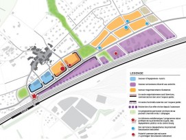 Des logements et de nouvelles entreprises sont attendus ces prochaines années en bordure de l'autoroute A1, au sud de Lonay (VD).