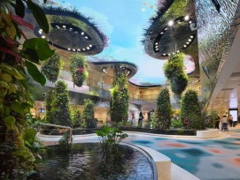 BOIFFILS Architectures a développé deux œuvres  multimédias pour fusionner la splendeur de Singapour avec le Terminal 2.