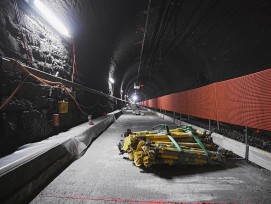 Voici comment se présentait le tunnel de faîte du Lötschberg en été 2019.