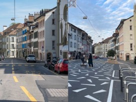 Le chantier est terminé sur la rue Louis-de-Savoie conformément au planning prévu.