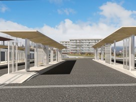 Une gare moderne et accessible aux personnes handicapées, dédiée aux bus régionaux, sera construite dans le cadre de la nouvelle gare multimodale de Bulle.