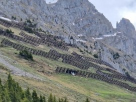 Le site prévu pour l'installation solaire alpine à Sidenplangg, dans le canton d'Uri.