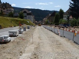 Fontainemelon: appui au réaménagement de la route cantonale avec la construction de trottoirs et la réfection de la chaussée.