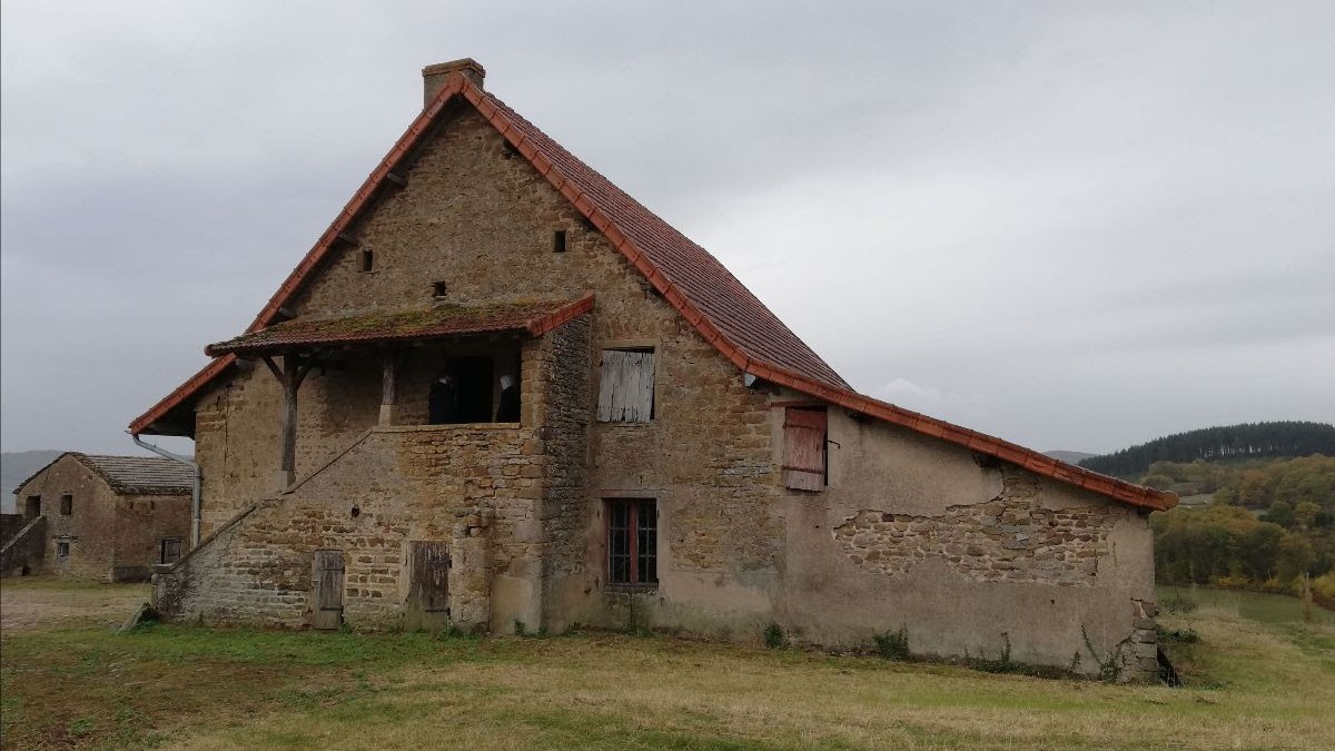 La ferme avant la transformation.