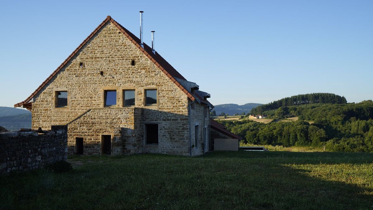 La ferme après la transformation.